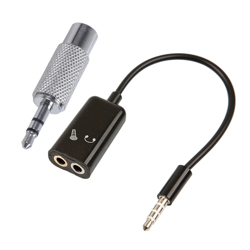 2 Pcs Accessories:1 Pcs 3.5Mm Stereo Male To RCA Mono Female Audio Adapter & 1 Pcs 3.5Mm Stereo Audio Splitter