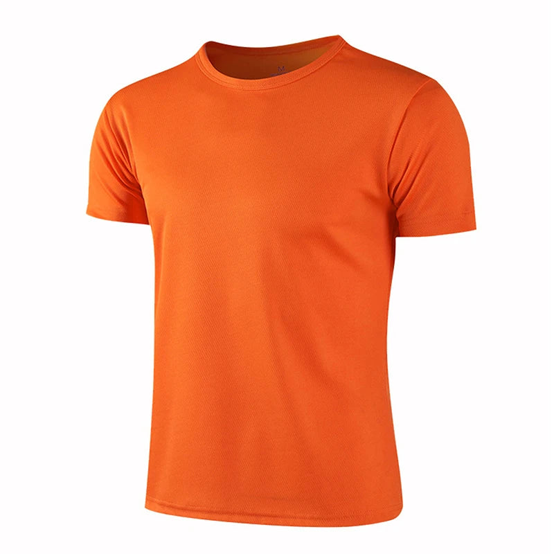 Multicolor Quick Dry Short Sleeve Sport T Shirt Gym Jerseys Fitness Shirt Trainer Running T-Shirt Men's Breathable Sportswear