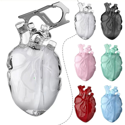 For AirPods 4 Protective Cover Liquid Transparent  Skin-friendly Silicone Earphone Case Unique Heart Shape Earphone Bag