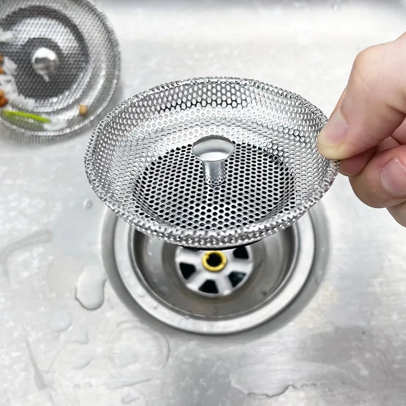 Stainless Steel Pool Bathtub Hair Catcher Stopper Sink Strainer Waste Filter Plug Floor Drain Kitchen Bathroom Accessories Tools